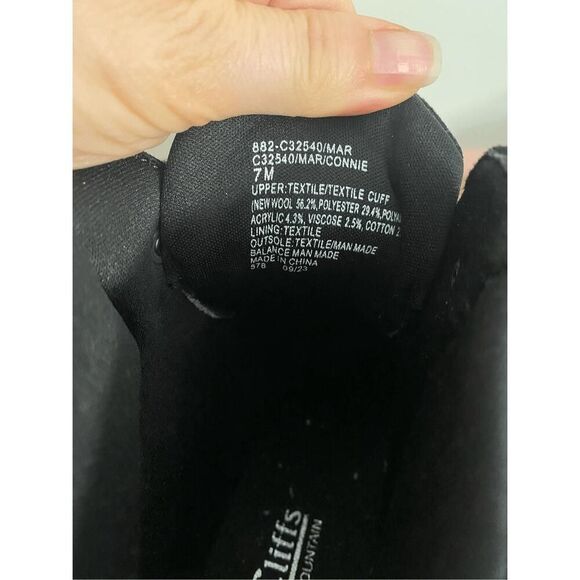 Cliffs by White Mountain size 7 NWT Women's Connie Boots black booties - Picture 6 of 8